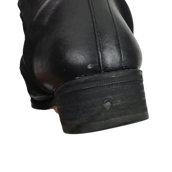 Sam Edelman Pam Over-The-Knee Black Leather Textile Boots Womens 8M - Picture 15 of 16